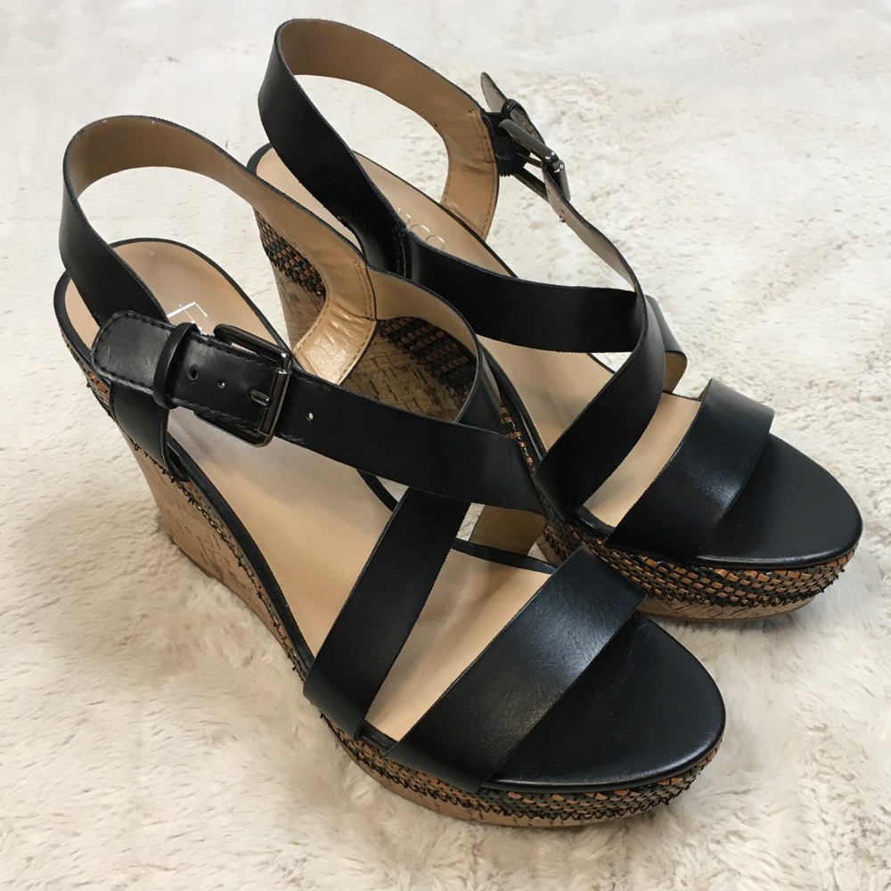 NEW Franco Sarto Stallion 2 Wedge Heels Size 8.5